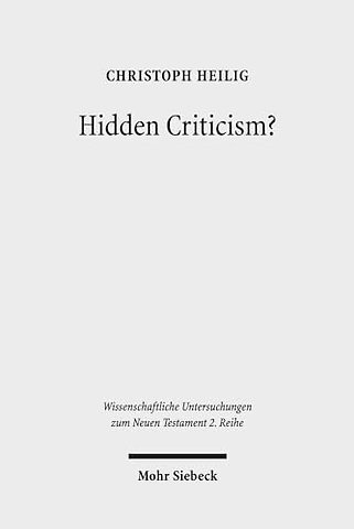 Hidden Criticism?