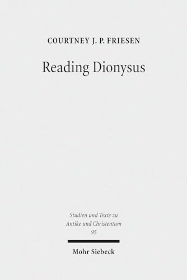 Reading Dionysus