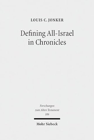 Defining All-Israel in Chronicles