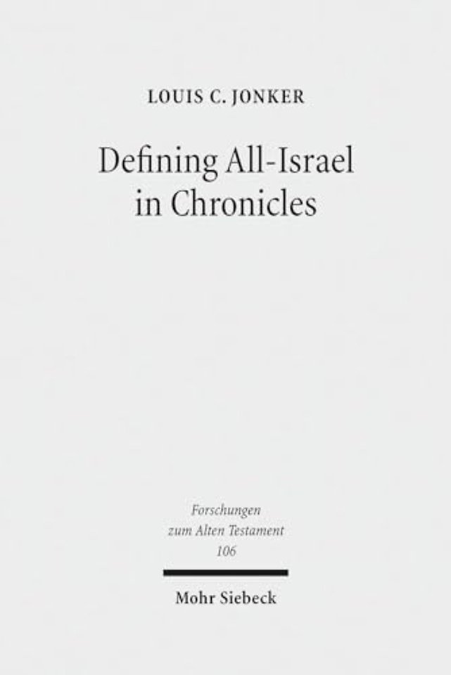 Defining All-Israel in Chronicles