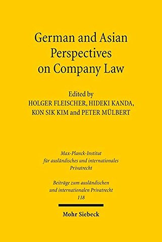 German and Asian Perspectives on Company Law