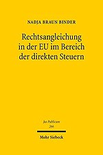 Rechtsangleichung in der EU im Bereich der direkten Steuern