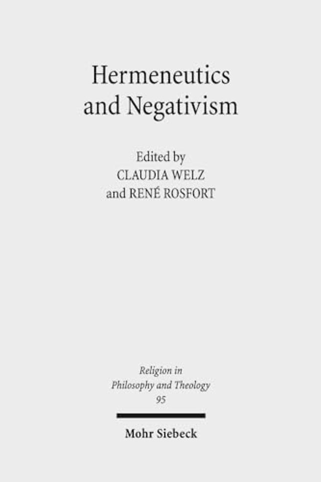 Hermeneutics and Negativism
