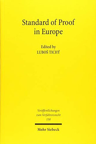 Standard of Proof in Europe