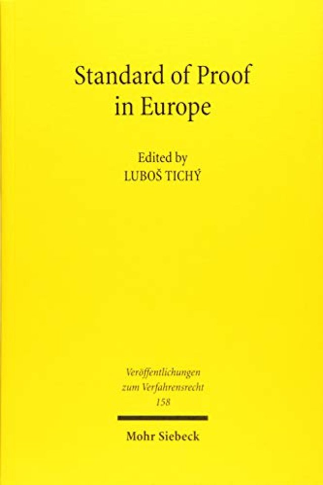 Standard of Proof in Europe
