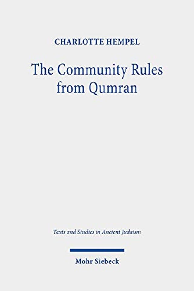 The Community Rules from Qumran