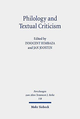 Philology and Textual Criticism