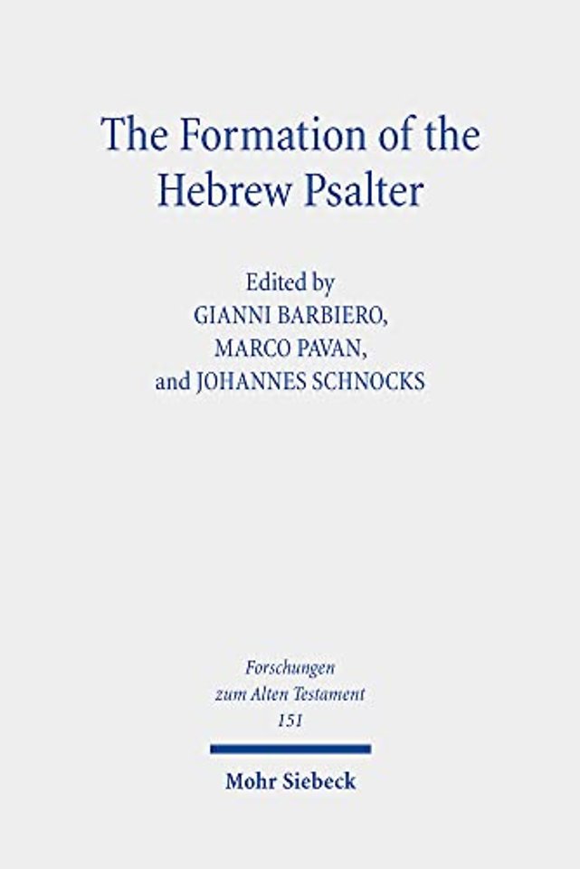 The Formation of the Hebrew Psalter