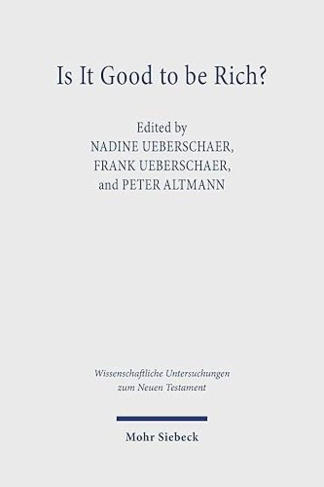 Is It Good to Be Rich?