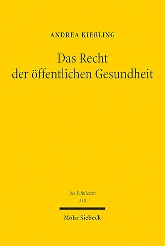 Das Recht der offentlichen Gesundheit