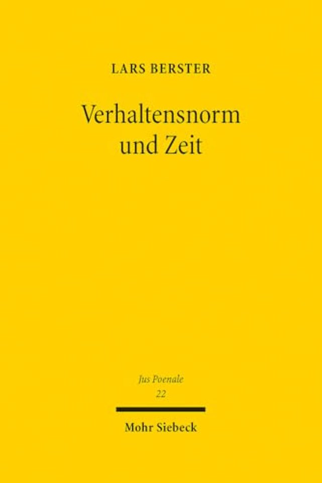 Verhaltensnorm und Zeit