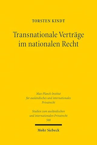 Transnationale Vertrage im nationalen Recht