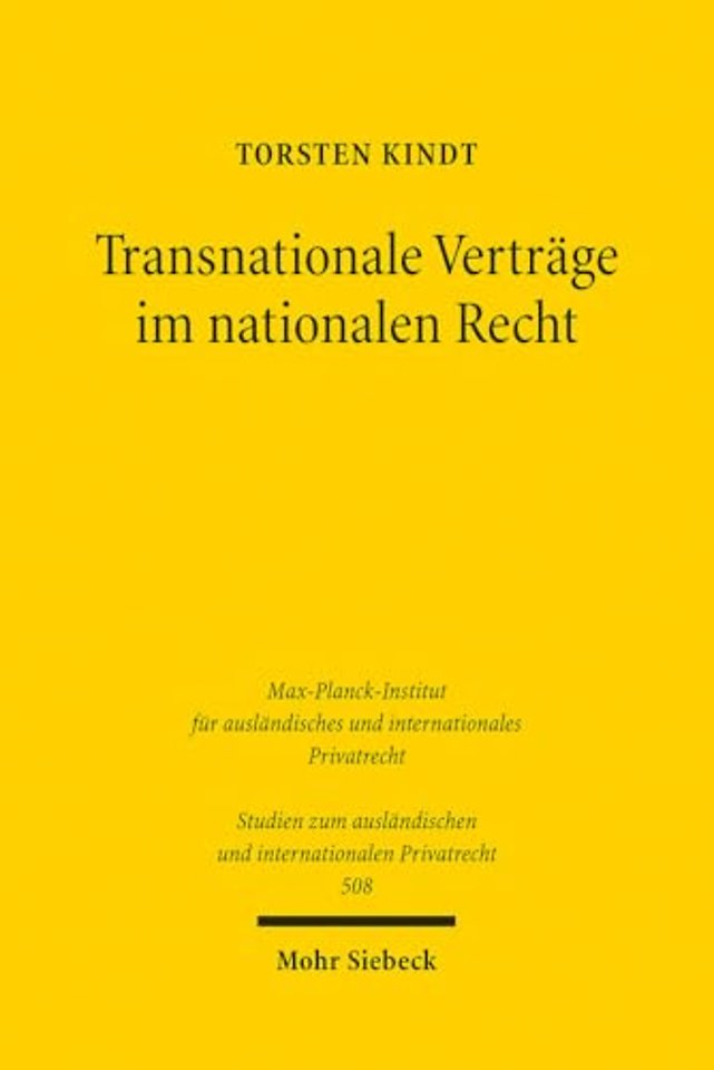 Transnationale Vertrage im nationalen Recht
