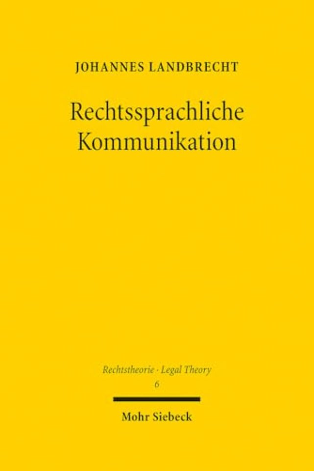 Rechtssprachliche Kommunikation