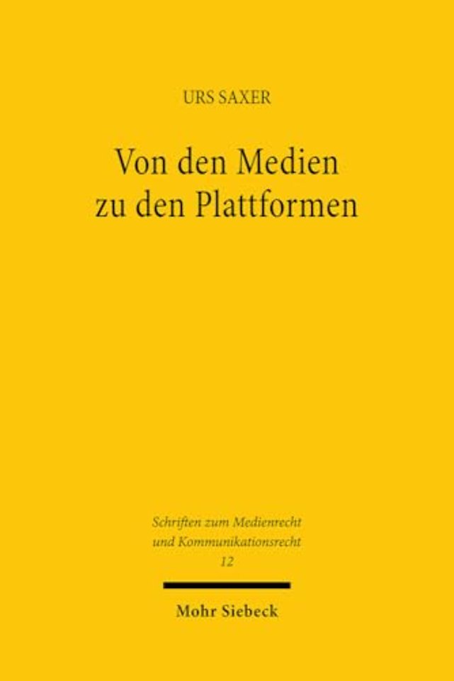 Von den Medien zu den Plattformen