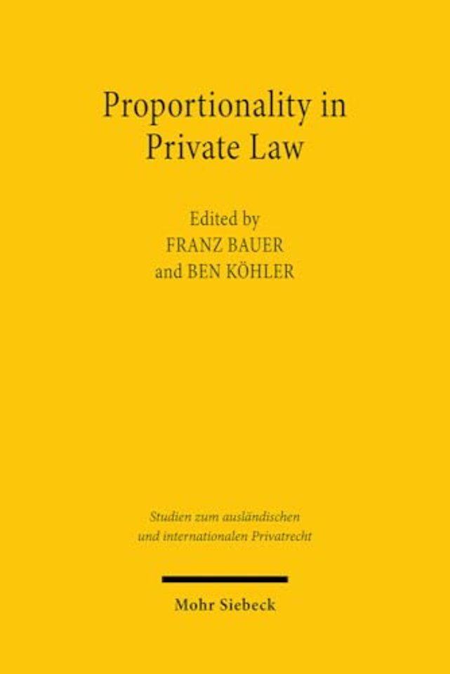 Proportionality in Private Law