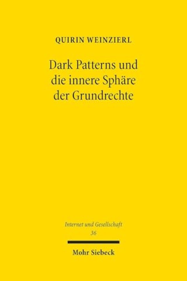 Dark Patterns und die innere Sphare der Grundrechte