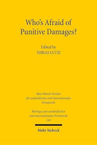 Who's Afraid of Punitive Damages?