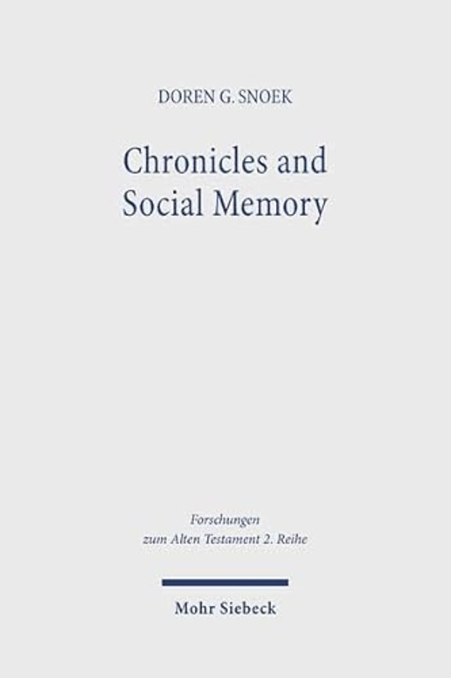 Chronicles and Social Memory