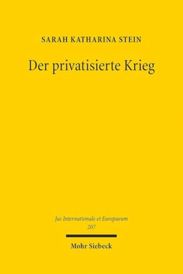 Der privatisierte Krieg