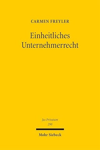Einheitliches Unternehmerrecht