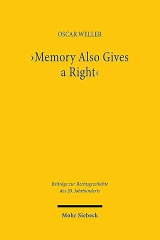 'Memory Also Gives a Right'