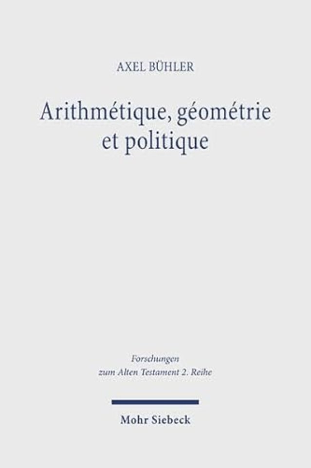 Arithmetique, geometrie et politique