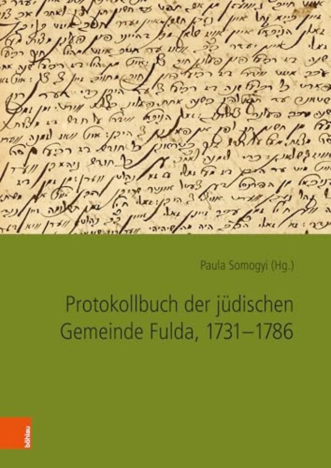 Protokollbuch der judischen Gemeinde Fulda, 1731-1786