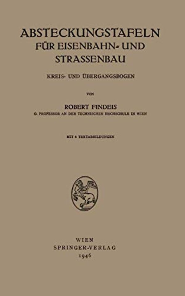 Absteckungstafeln für Eisenbahn- und Strassenbau