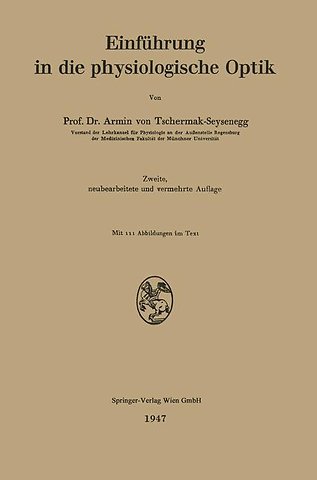 Einführung in die physiologische Optik