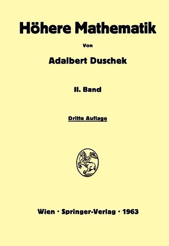 Vorlesungen über höhere Mathematik