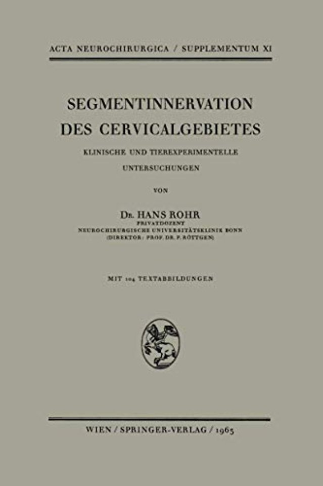 Segmentinnervation des Cervicalgebietes