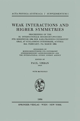 Weak Interactions and Higher Symmetries