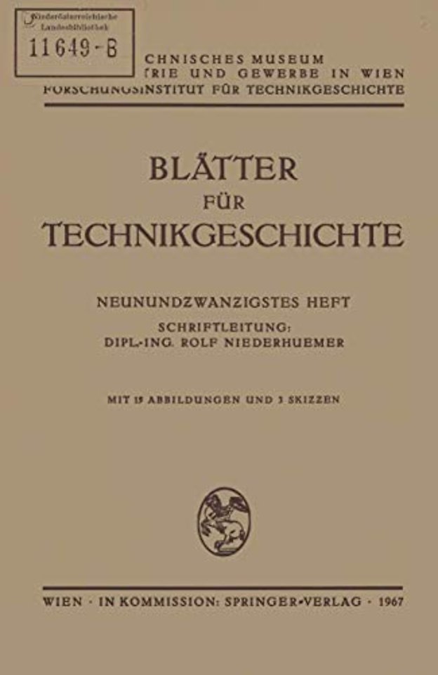 Blätter für Technikgeschichte