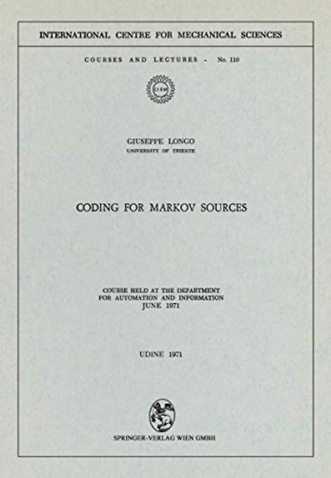 Coding for Markov Sources