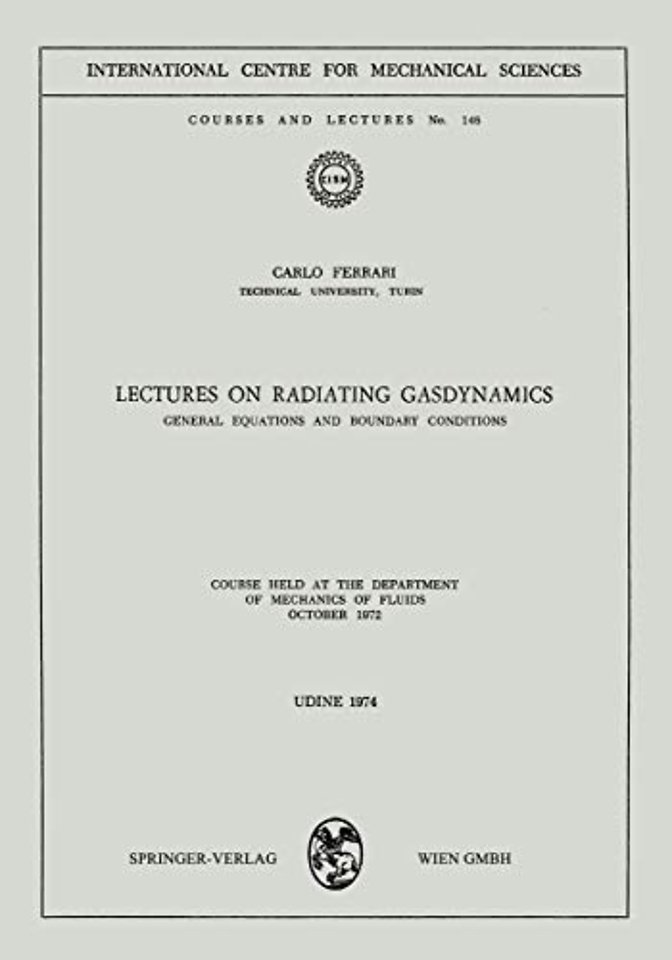 Lectures on Radiating Gasdynamics