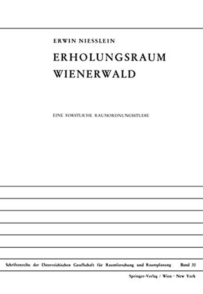 Erholungsraum Wienerwald