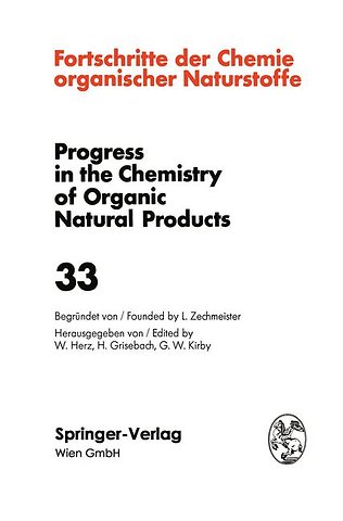 Fortschritte der Chemie Organischer Naturstoffe / Progress in the Chemistry of Organic Natural Products