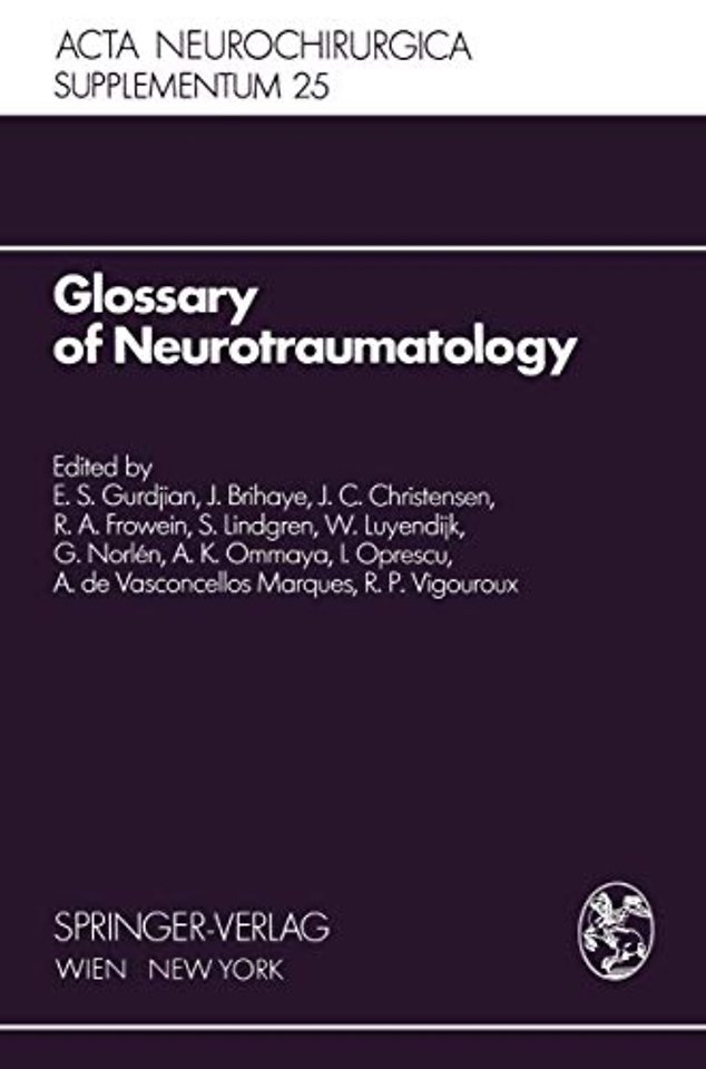 Glossary of Neurotraumatology