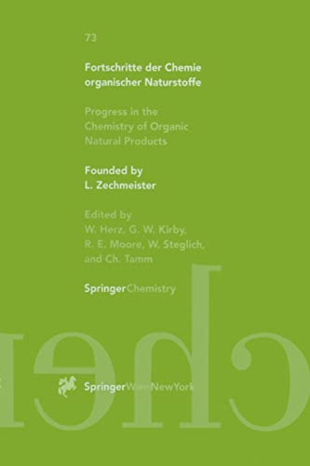 Fortschritte der Chemie organischer Naturstoffe / Progress in the Chemistry of Organic Natural Products