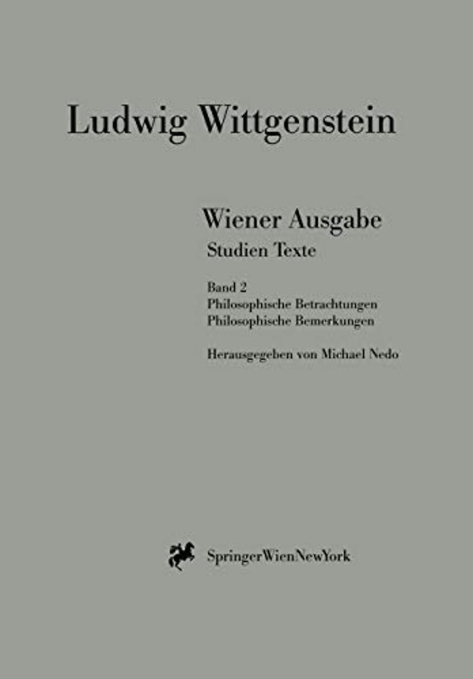 Wiener Ausgabe Studien Texte