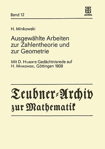 Ausgewählte Arbeiten zur Zahlentheorie und zur Geometrie