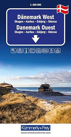 Denmark West Road Map 1:200,000 scale