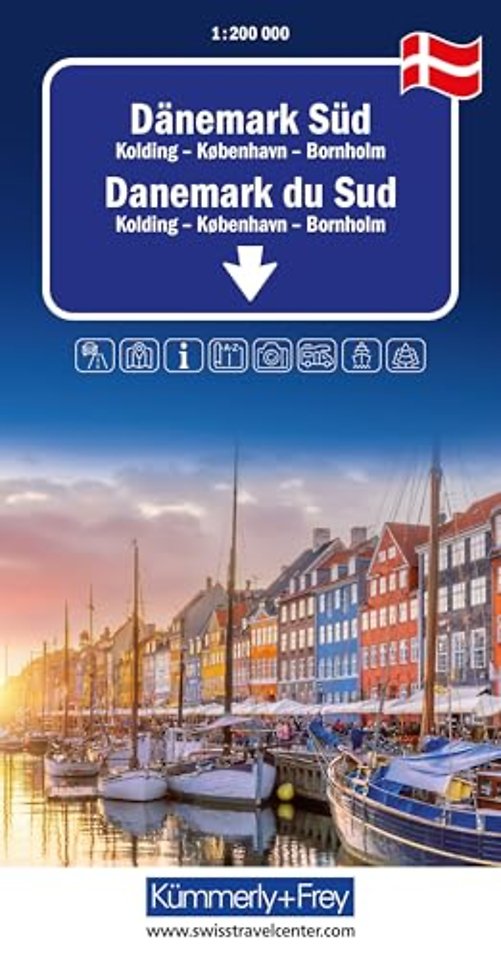 Denmark South Road Map 1:200,000 scale