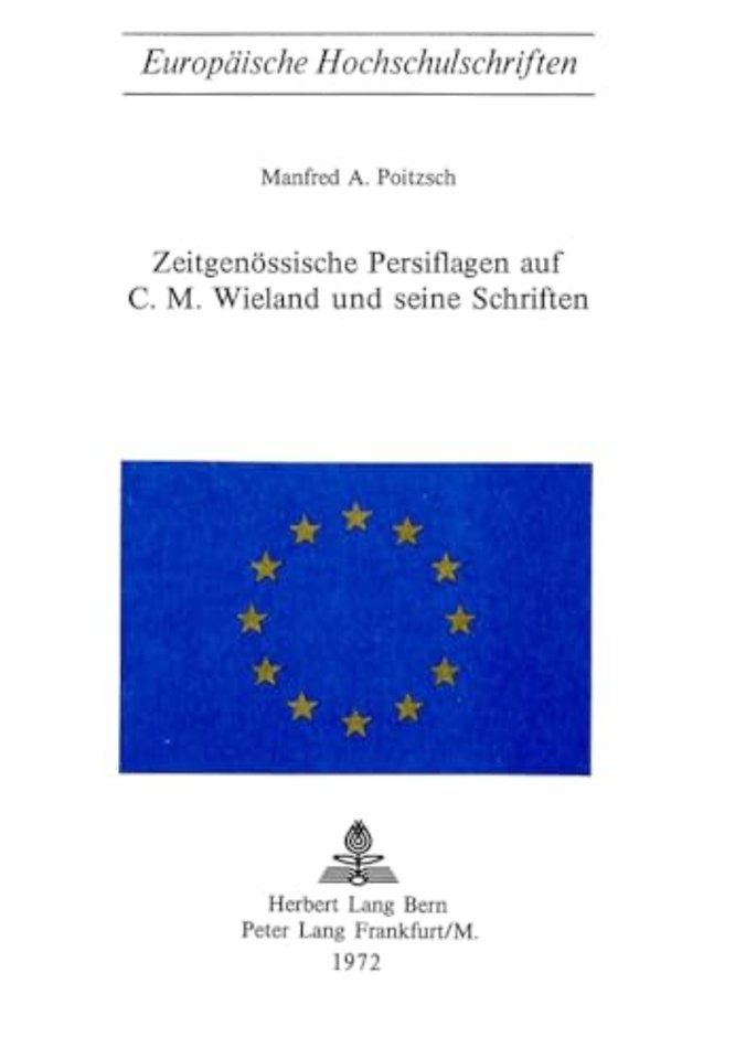 Zeitgenoessische Persiflagen auf C.M. Wieland und seine Schriften