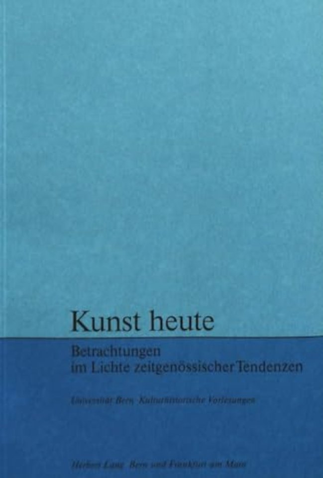 Kunst heute