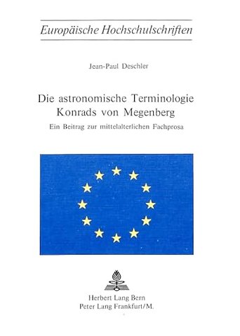 Die astronomische Terminologie Konrads von Megenberg