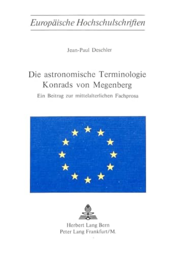 Die astronomische Terminologie Konrads von Megenberg