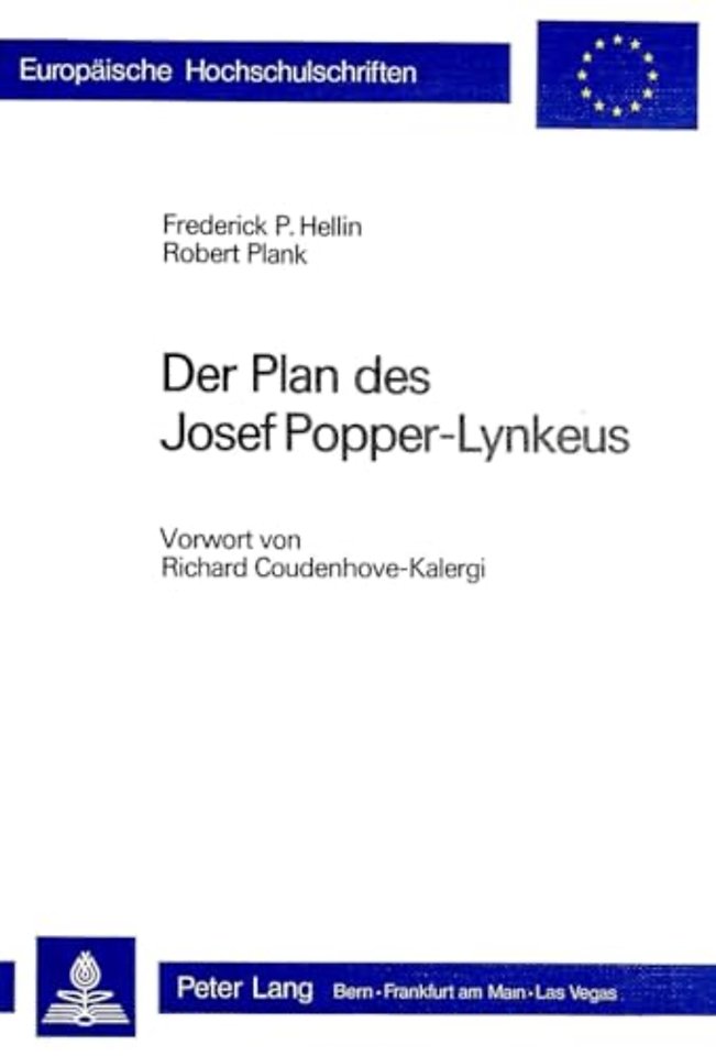 Der Plan des Josef Popper-Lynkeus