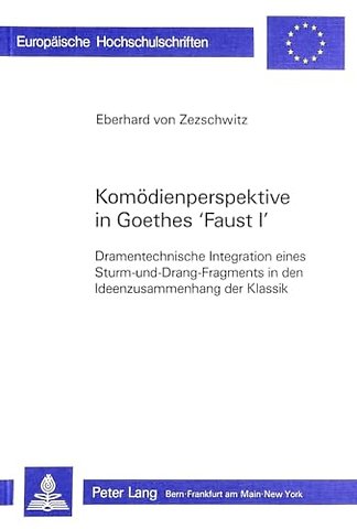 Komoedienperspektive in Goethes Faust I